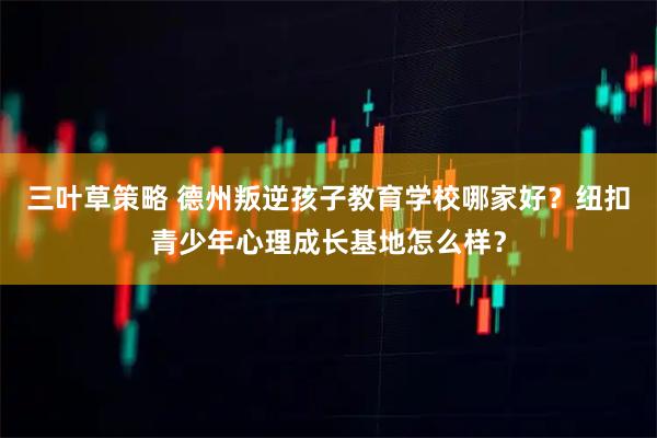 三叶草策略 德州叛逆孩子教育学校哪家好？纽扣青少年心理成长基地怎么样？