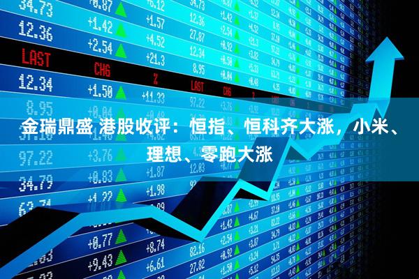 金瑞鼎盛 港股收评：恒指、恒科齐大涨，小米、理想、零跑大涨